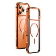 Transparent Alloy Compatible with Apple 17 Phone Case 17pm New iPhone 17 Cover 17 Pro Max Magnetic P