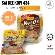 Sai Kee Kopi 434/Coffee-O Mixed Coffee Bags/Coffee Mixture Bags (100 Bags)