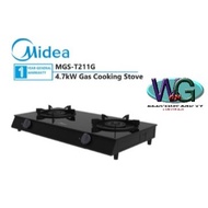 MIDEA GAS STOVE MGS-T211G  BURNER 4.7kW GAS HOB