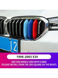 使用3D汽車前格柵修飾運動條紋蓋貼升級您的BMW 5系列！