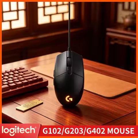 Logitech G102 Prodigy Gaming Mouse,Flexible Lighting Control,Adjustable Tracking Speed,Ideal For Mul