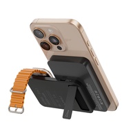 KUXIU K1 Magsafe สามในหนึ่ง รูปแบบพกพา ชาร์จไร้สายเร็ว ขนาดเล็ก แบตเตอรี่สำรองแบบพกพาที่มีอุปกรณ์เสร