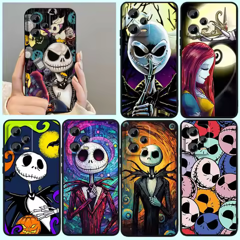 Disney Jack Skellington Anime For Xiaomi Redmi Note 13 12R 12 12S Turbo 11 11T 11S 10 10S Pro Plus 5