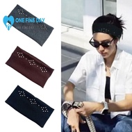 Rivet Knitted Headband Women Men Yoga Fitness Yoga Women Headband Hair Headband Men Running S1b0