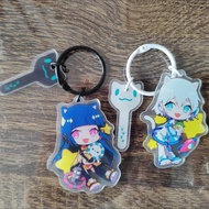 Maimai Anime Keychain Women Shama Acrylic Key Chain Man Cartoon Key Ring Funny Cute Pendant Ornament