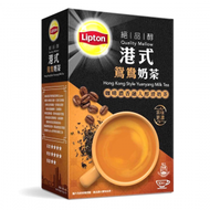 立頓LIPTON絕品醇港式鴛鴦奶茶 1盒 (10包入) #08616053 (新舊包裝隨機發貨) Lipton Quanlity Mellow Hong Kong Style Yuanyang M