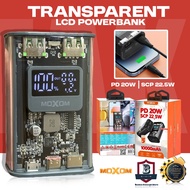 Boston MX-PB80 PD 20W 10000mAh SCP 22.5W Super Fast Charge Transparent LCD Powerbank