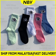 NBV 8 Ball Man Logo Cotton Socks Stokin Kapas Stokin Hipster Unisex Socks