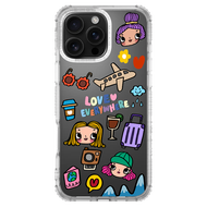 HI-SHIELD Stylish เคสใสกันกระแทก iPhone รุ่น Debby6 [เคส iPhone17iPhone16iPhone15iPhone14iPhone13iPh