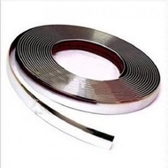 Bản 15mm - Nẹp viền mạ crom trang trí chân viền kính ô tô nẹp viền chân kính mạ crom nẹp cao su mạ c