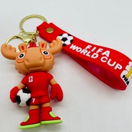 2026 World Cup mascot keychain 1