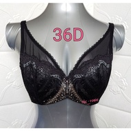 36D/80D XZYD TRANSPARENT PLUS SIZE BRA - WIRED