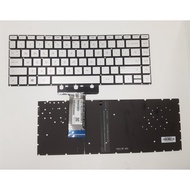 HP Laptop Keyboardhp 14-bw 14-bw015 14-bw017au14-bw501au Silver Backlight