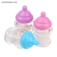 HappyKid 3PCS Dollhouse Baby Bottle Accessories Play House Toys Furniture Doll House Miniature Acces