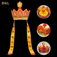现货 Acting Props Pilot Hat Tang Seng Buddha Hat Five Buddha Crown Pilu Hat Five Buddha Hat 250E420