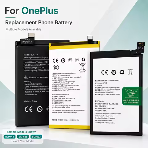 Replacement Phone Battery BLP801 BLP761 BLP759 BLP745 BLP743 BLP699 BLP685 BLP657 BLP637 BLP633 For 