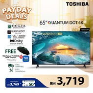 [FREE SHIP + 2 GIFT] Toshiba 65" 4K QLED Google TV 60Hz / Quantum Dot / Dolby Vision Atmos / HDR10+ 