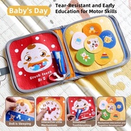 [Ready] Baby Learning Book Cloth Book Toy Sensory Baby Busy Book 3d Cloth Early Learning Enlightenme