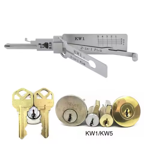 KW1 And KW5 Lishi Pick Tool For kwikest 5Pin or 6 Pin lock Pick Tool locksmhtis tool Special for hou