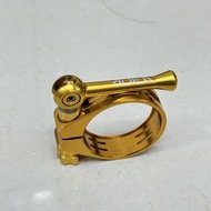 RIDEA 金色40mm 單車座管快拆夾 Birdy 3