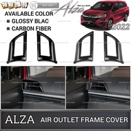 AMAZING PERODUA NEW ALZA 2022-2024 CAR DASHBOARD AIR OUTLET FRAME COVER GARNISH AIRCOND VENT PANEL C