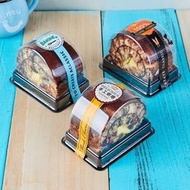 【一次性蛋糕盒】蛋糕捲包裝盒虎皮卷烘焙包裝透明半圓西點包裝盒塑膠瑞士捲包裝盒
