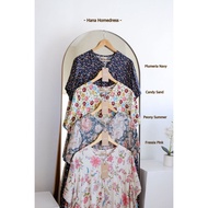 Hana Homedress size XXL by Nilam Indonesia - Premium Rayon Motif Daster - Nursing Friendly