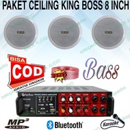 8 inch ceiling speaker package, 8 inch ceiling speaker, clinic sound, cafe