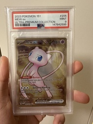 PSA9 美版 夢夢 金屬卡 2023 POKEMON 151 ULTRA-PREMIUM COLLECTION #205 MEW EX PSA 9