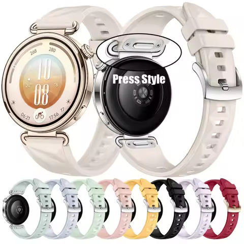 Silicone Strap for Huawei Watch GT 7 41mm Accessories 18mm Women Bracelet Strap for Huawei Watch 5 4