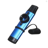 [MUSICLOVER]Aluminum Alloy Kazoo Woodwind Instrument Musical Instrument for Beginners Blue