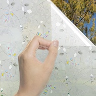 Privacy Window Film, Frosted Window Stickers Static Cling Window Film Anti-UV Frosted Glass Window F