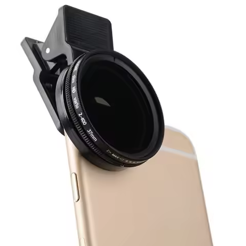 37mm Cell Phone Camera Lens Professional ND Circular Polarizer Filter ND2-400 for Xiaomi Samsung Mob