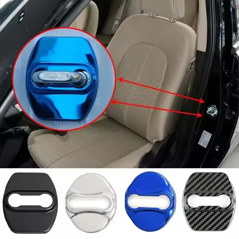 Car Door Lock Cover Auto Protection Case Design Car Accessories For Hyundai Genesis Coupe G80 GV60 G