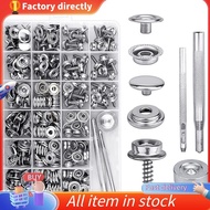 In stock-323Pcs Canvas Snap Kit Canvas Snaps with Setting Tool Marine 3/8Inch Socket Metal Screws Sn