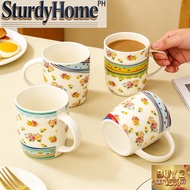SturdyHome Coffee Mugs 13oz 2/4/6 Pcs Set Smooth Ceramic Cups Easy to Clean