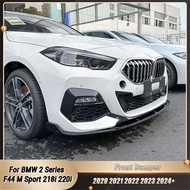 Front Bumper Lip Splitter Diffuser For BMW 2 Series F44 M Sport 218i 220i 2020-2024+ Body kit Tuning