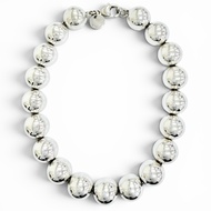 成色極佳 △ TIFFANY&Co. Tiffany HardWear 球形手鍊，925銀，重20.13克，女士款，強烈推薦 ◎