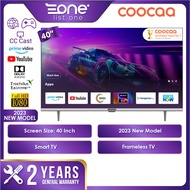 Coocaa 40 Inch Full HD Smart TV 40S3U | Frameless TV | Youtube &amp; Prime Video | Game Mode | HDMI USB | 2023 New Model