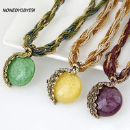 NONEDYODYE9I Retro Necklace  Women  Design Bohemian Style Accessories