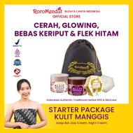 RORO MENDUT Starter Kulit Manggis Anti Aging Whitening |BPOM HALAL Paket Skincare Krim Pagi Malam Da