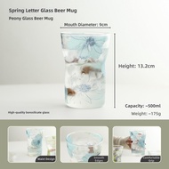 LOTUS BLUE | Blue Lotus Heat Resistant Drink Glass