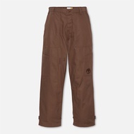 Timberland Unisex Dark Brown Overalls Wide Pants | A6X2T243