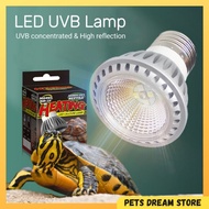 Nomoy Pet LED UVB lamp 5W turtle High UVB light reptile UVA UVB bulb turtle lamp holder full Spectru