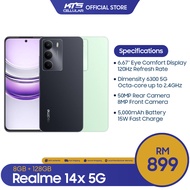 Realme 14X 5G (8GB+128/256GB) Smartphone - Original 1 Year Warranty by REALME Malaysia (MY SET)