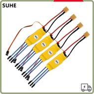 LUCKY-SUHE Brushless ESC, BEC Function T Plug Electronic Speed Controller,  Easy Use Banana Head HW3