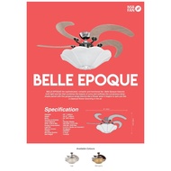 NSB BELLE EPOQUE CEILING FAN/ CEILING FAN WITH LIGHT/ ANTIK CEILING FAN/WOODEN FAN/56"