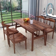 Combination 4 Person Table Round 6 Person Rectangular Simple Balcony Dining Table Chair Table Modern