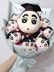 蠟筆小新畢業花束