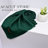 Hijab Segi 4 Motif Embos / Segi Empat Tepi Lasercut / Kerudung segi4 embos/jilbab segi empat embee